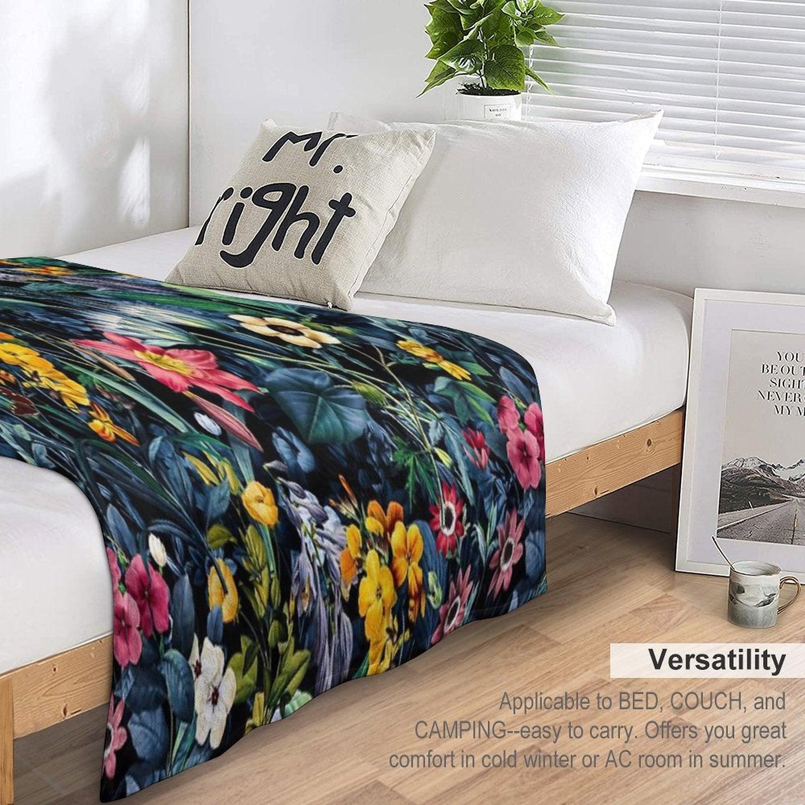Exotic Garden Throw Blanket