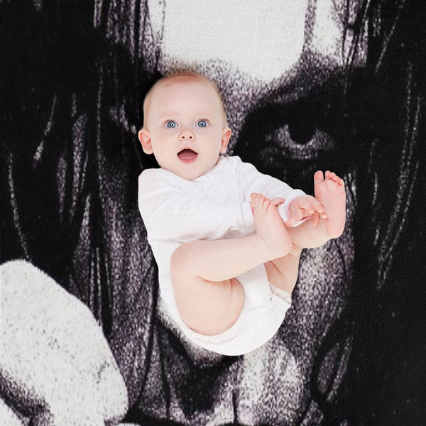 Eric Draven Crow Wrinkle-free Throw Blanket
