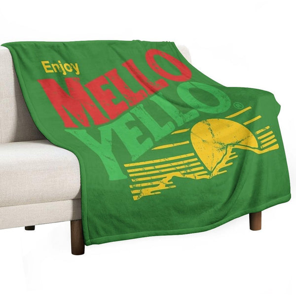 Enjoy Mello Yello (vintage) Durable Throw Blanket