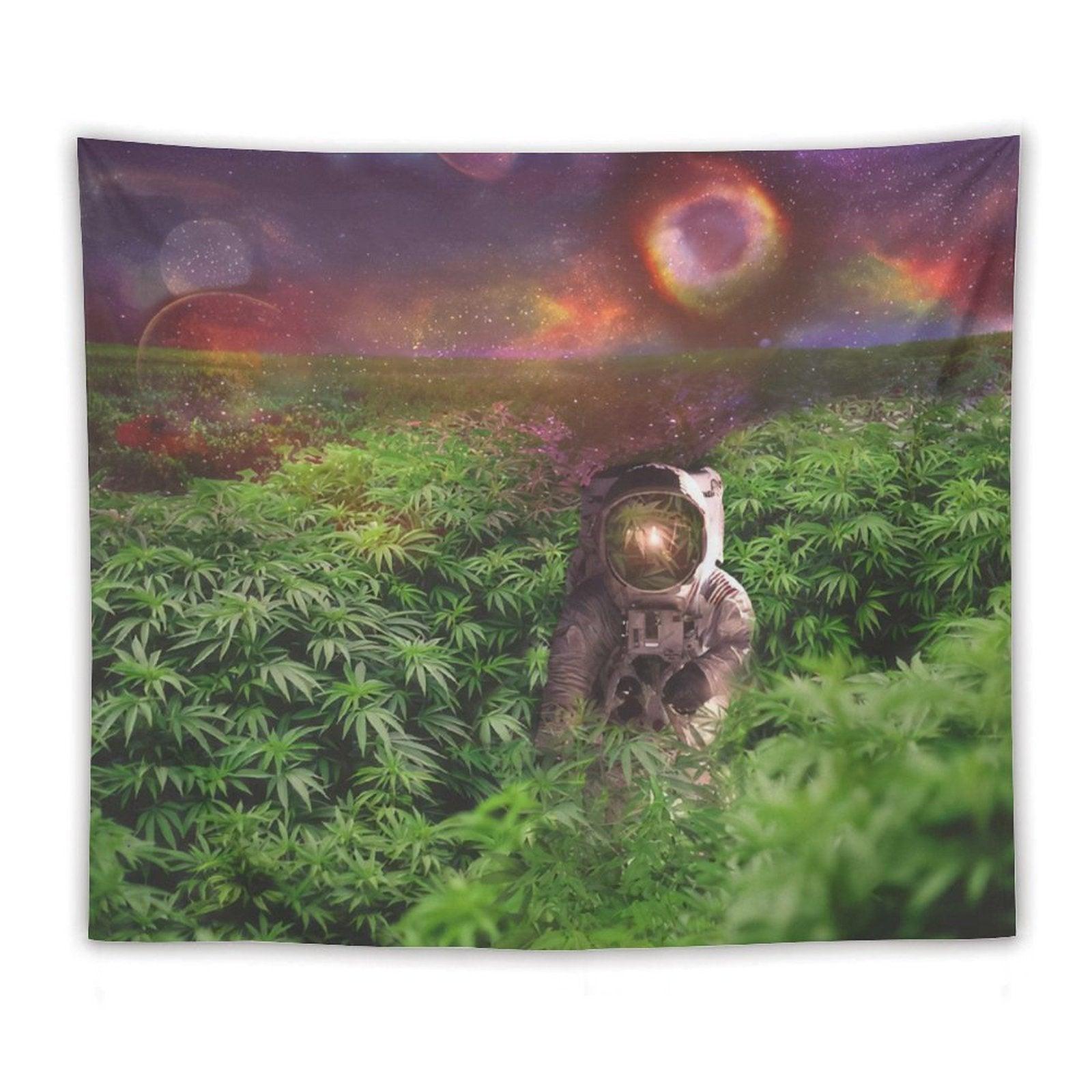 Astronaut in Planet Tapestry