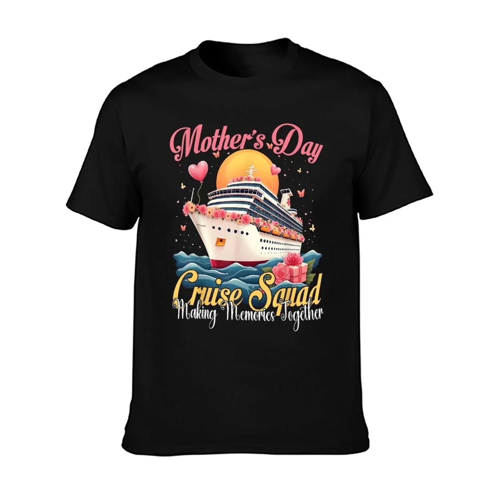 Mother's Day Cruise Cruising Squad 2025 Funny Mom Vacation T-Shirt