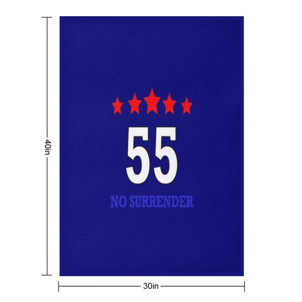 Rangers 55 T Shirt Blue Multi-functional Throw Blanket