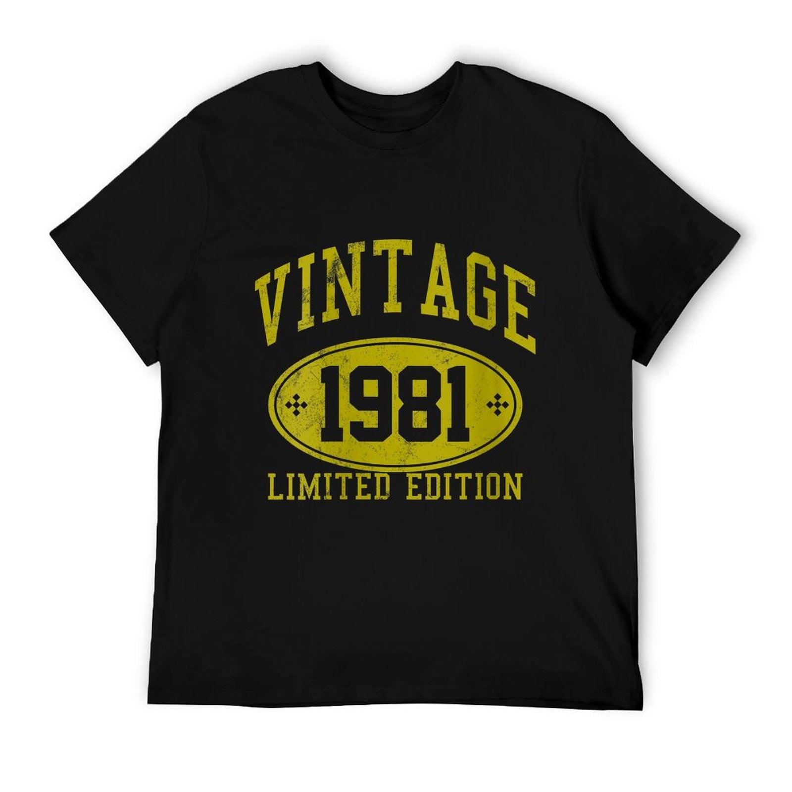 Womens 40th Birthday Gift 40 Years Vintage 1981 Limited Edition  Eco-friendly Material T-Shirt