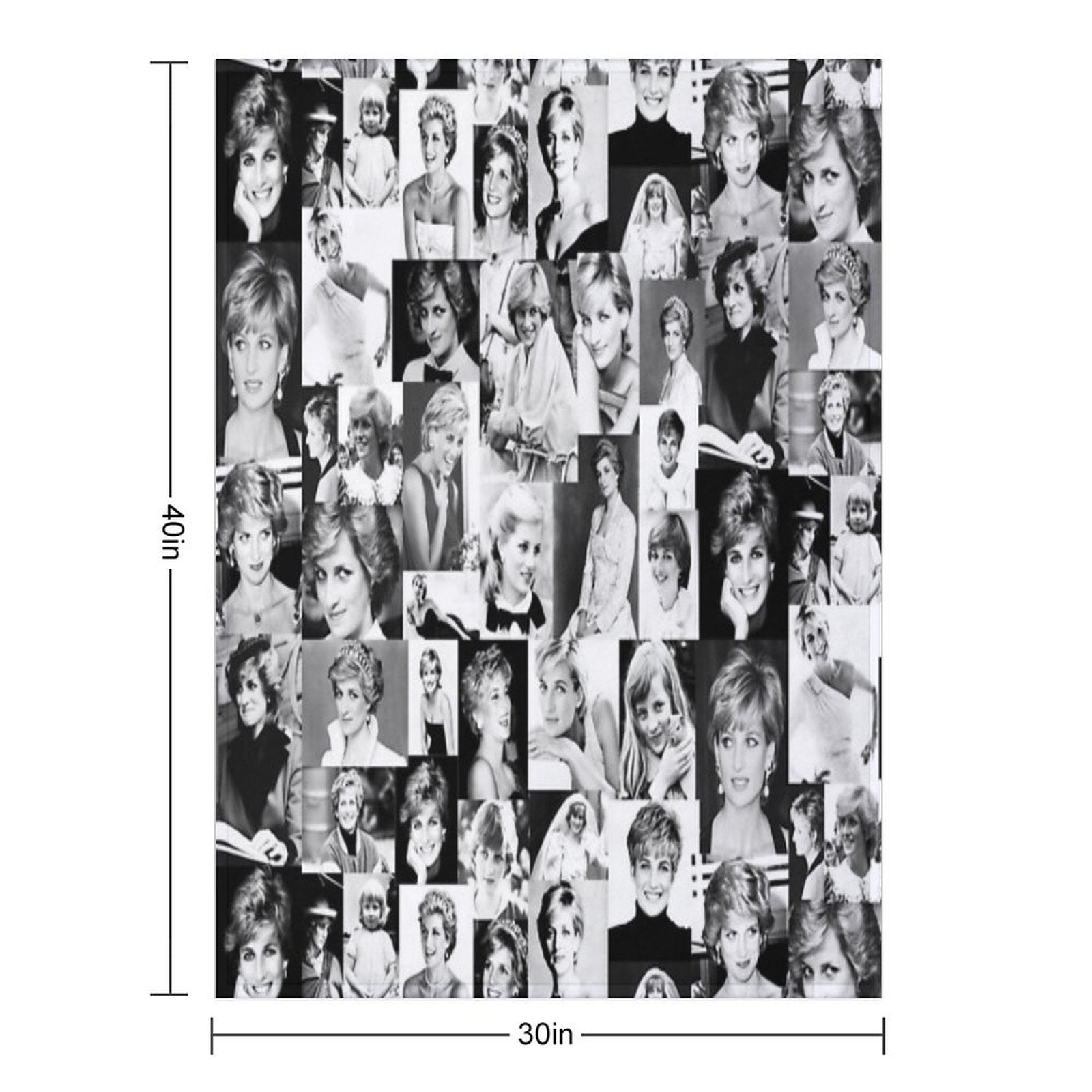 Lady Diana Velvety-soft Throw Blanket