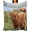 Long Haired Highland Cattle - Highland Cow, Highlander, Heilan Coo - Thurso, The Highlands, Scotland All-season Throw Blanket