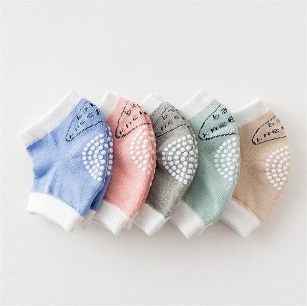 0-18 Months babys Non-slip Baby Kneecap Summer Children's Cotton Knee Pad Baby Crawling Knee Pads Terry Thick Mesh Breathable - Gifts for You 'n Me