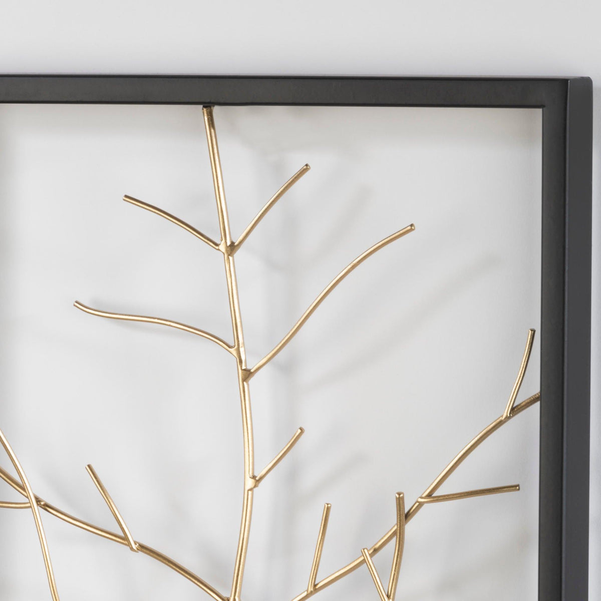 Natural Branch Metal Wall Art