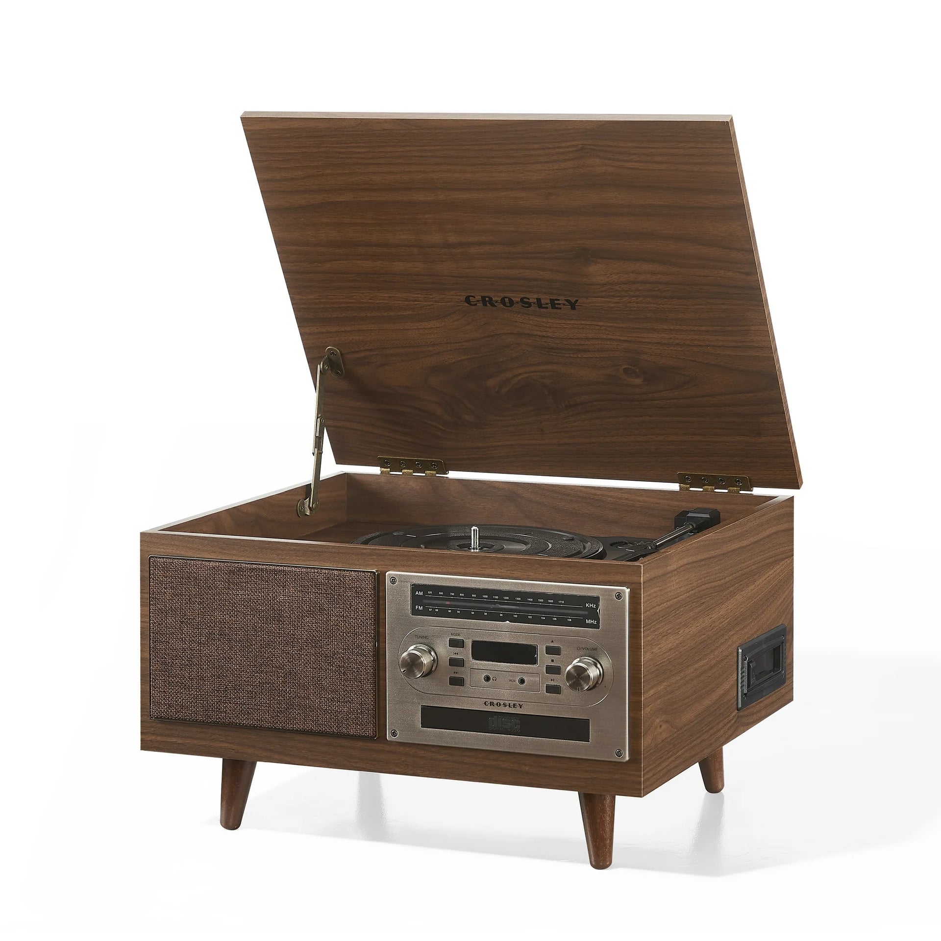 Serenade 8-In-1 Record Player - Walnut