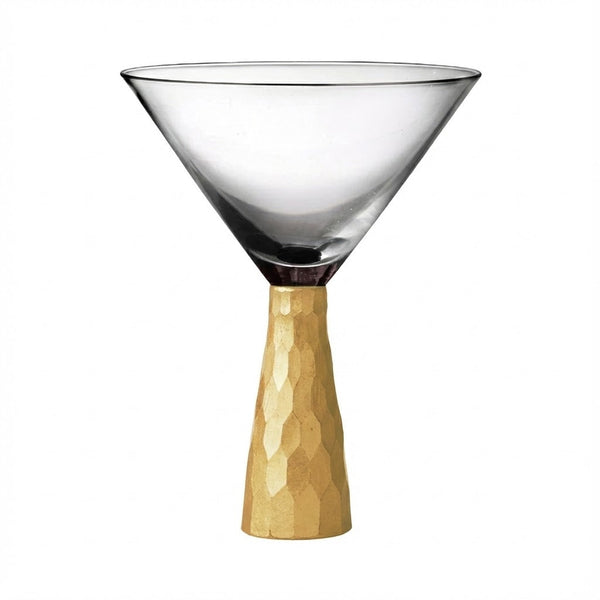 Daphne Gold 4-Piece Set Martini Glasses
