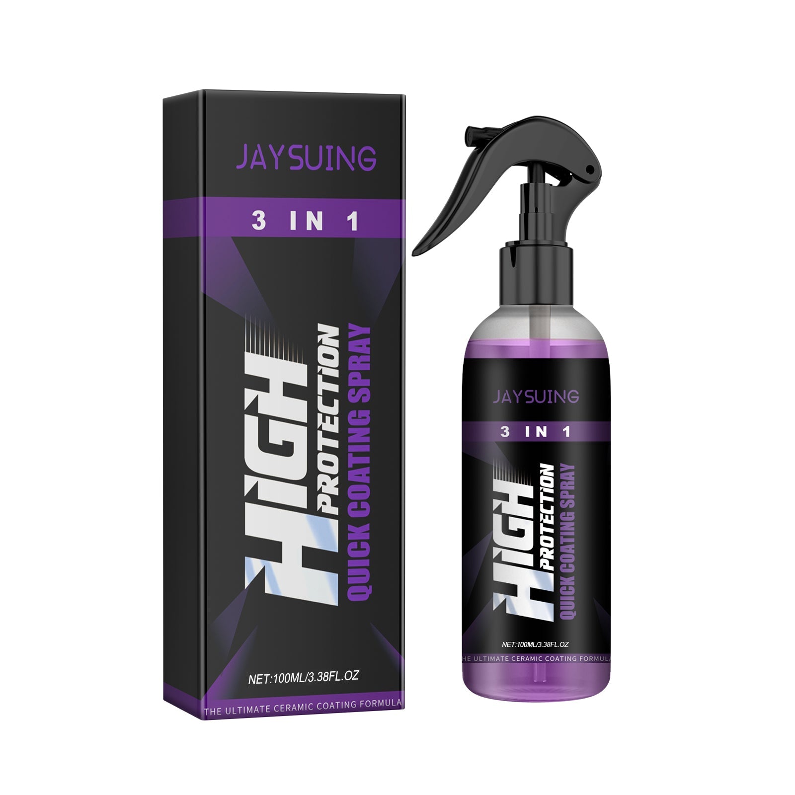 Purple Coating Agent Automotive Scratch Finish Cleaning Dust Reconditioning Polishing Maintenance Coating Agent
