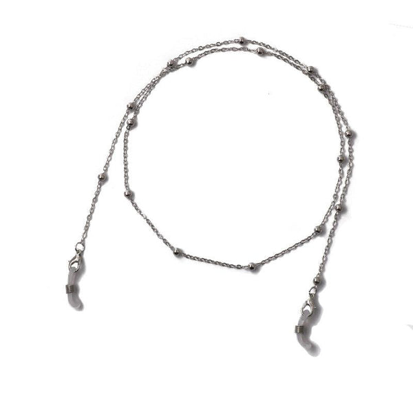 Bead metal glasses chain mask chain women's sunglasses chain accessories non-slip dual use