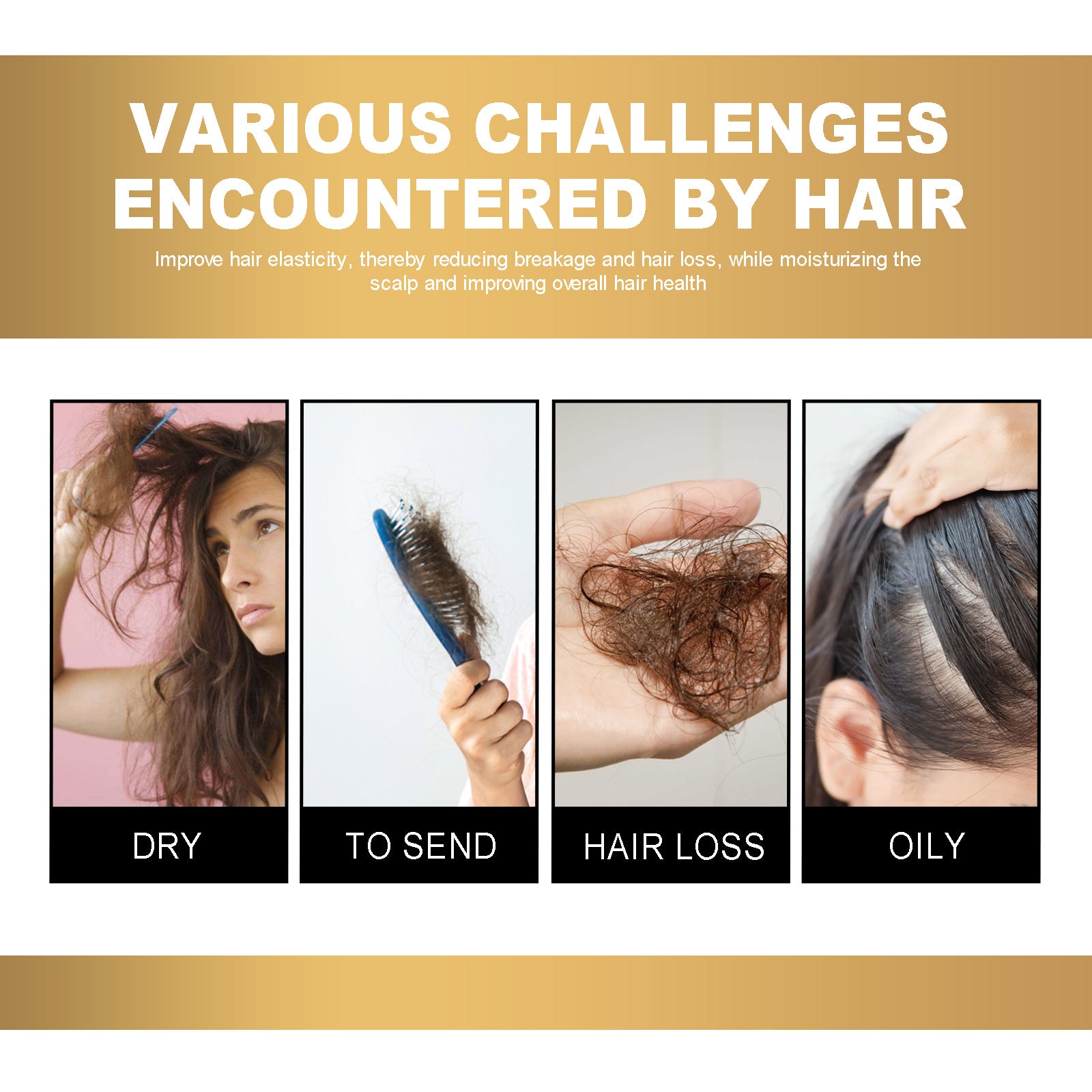 WIYUN Hair Rice Water Cream, Scalp Massage Hydrating And Moisturizing Hair Roots Repair Dry Hair Impetuous Smooth Hair Care