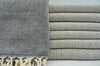 Dotty Diamond Black Turkish Towel