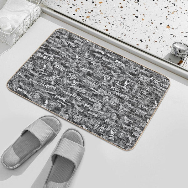 Heavy Metal Bands Bath Mat