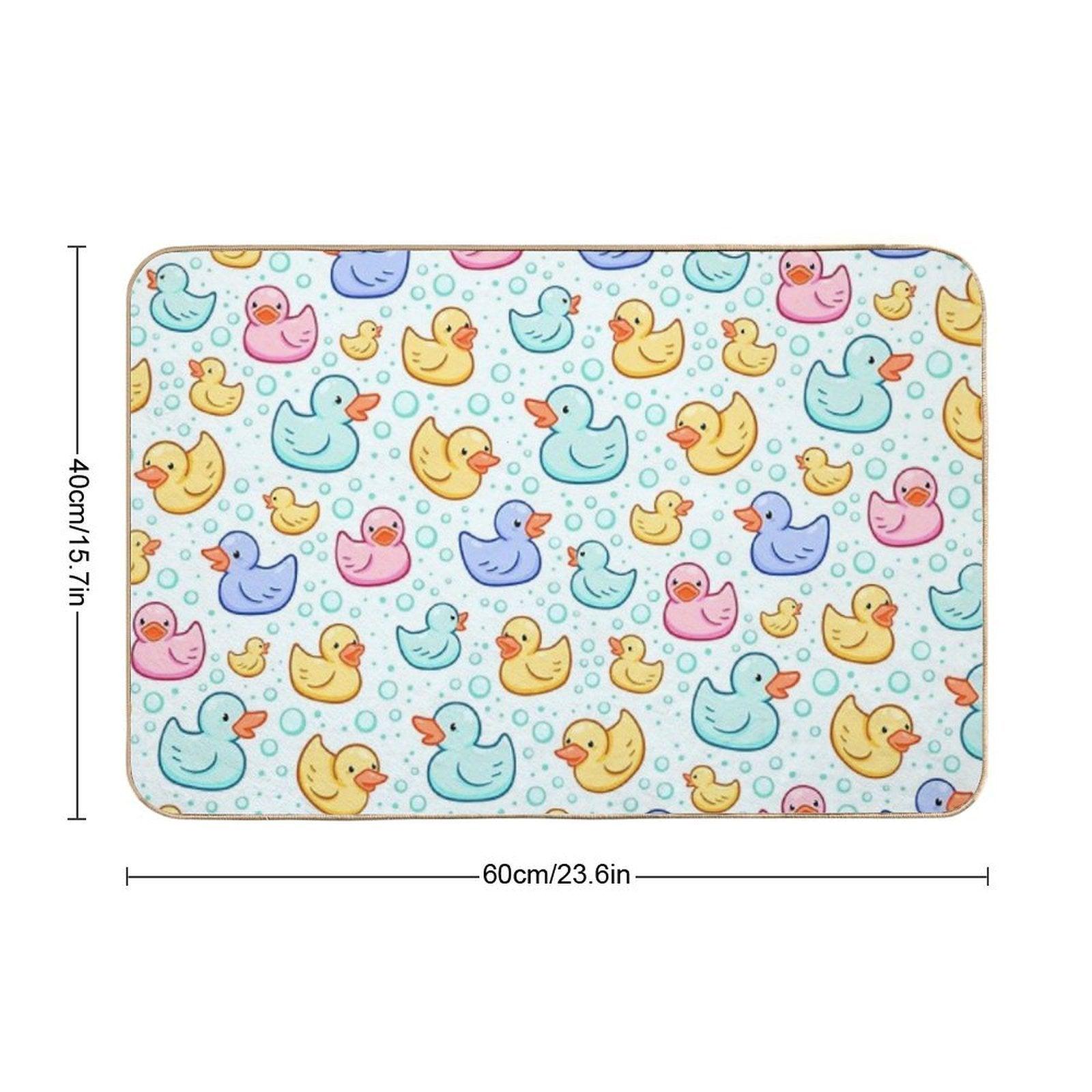 Rubber Duckie  Dirt-Trapping Bath Mat