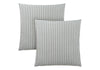 Set Of 2 Decorative Throw Pillows – 18 X 18 - Blue