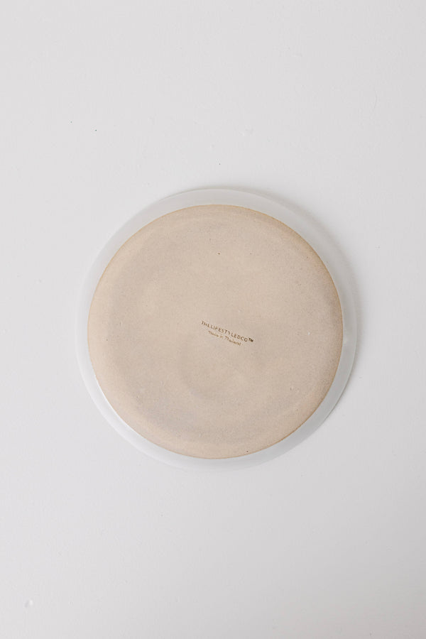 Drift Appetizer Plate - Matte White - Set of 6