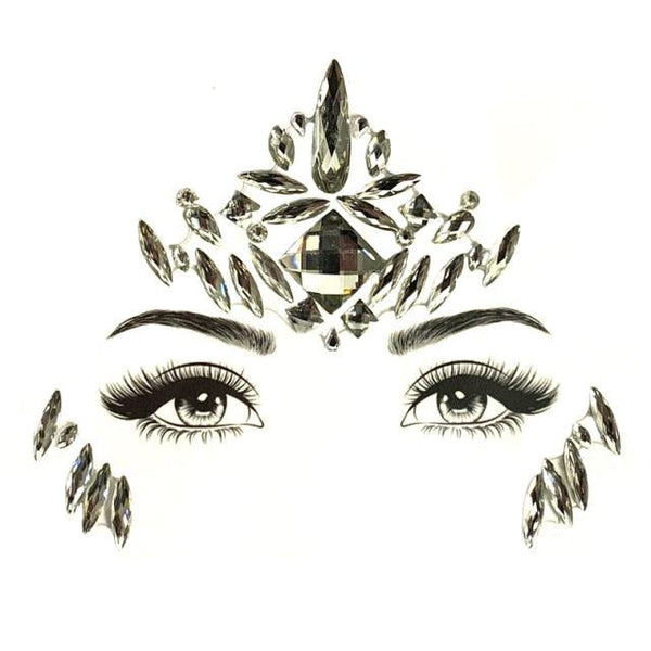 23 Sets Glitter Face Jewels Sticker Temporary Party Face Makeup Tattoo Face Gems Glitter Face Jewels Crystal Stickers For Womens