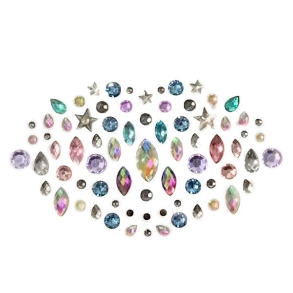 23 Sets Glitter Face Jewels Sticker Temporary Party Face Makeup Tattoo Face Gems Glitter Face Jewels Crystal Stickers For Womens