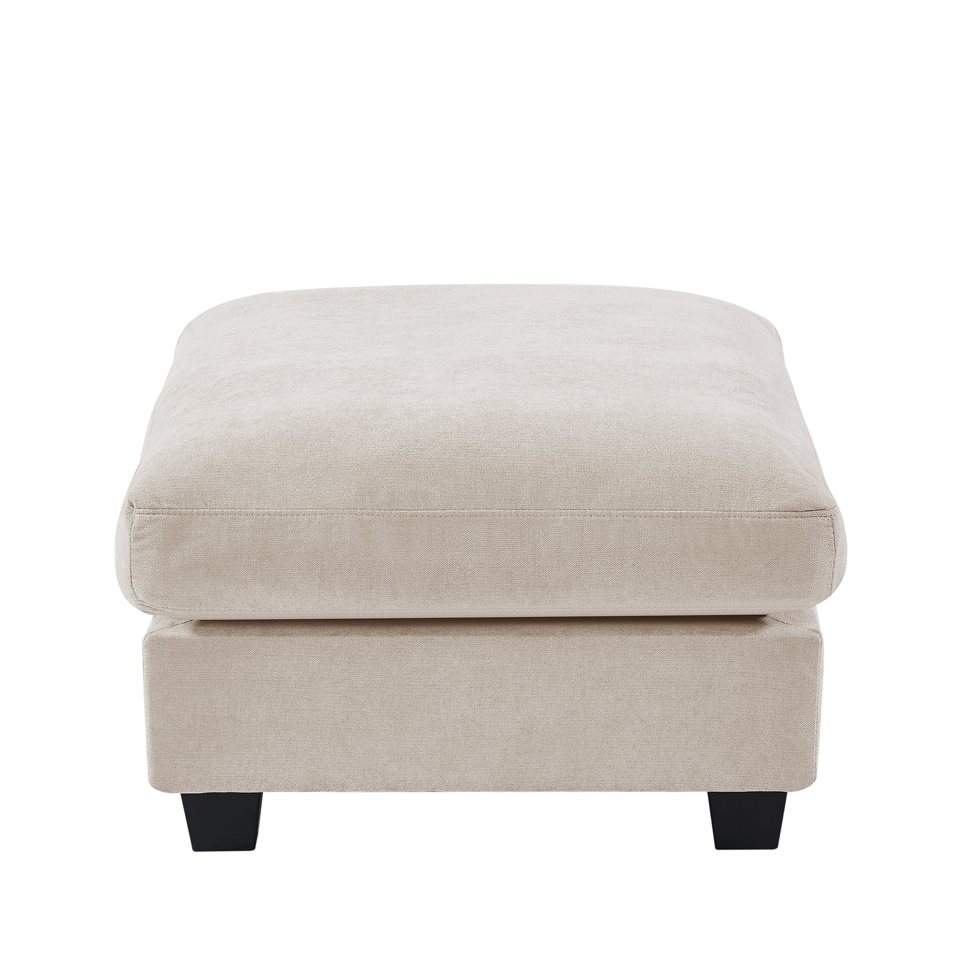 Modern Large L-Shape Feather Filled Sectional Sofa,  Convertible Sofa Couch with Reversible Chaise for Living Room