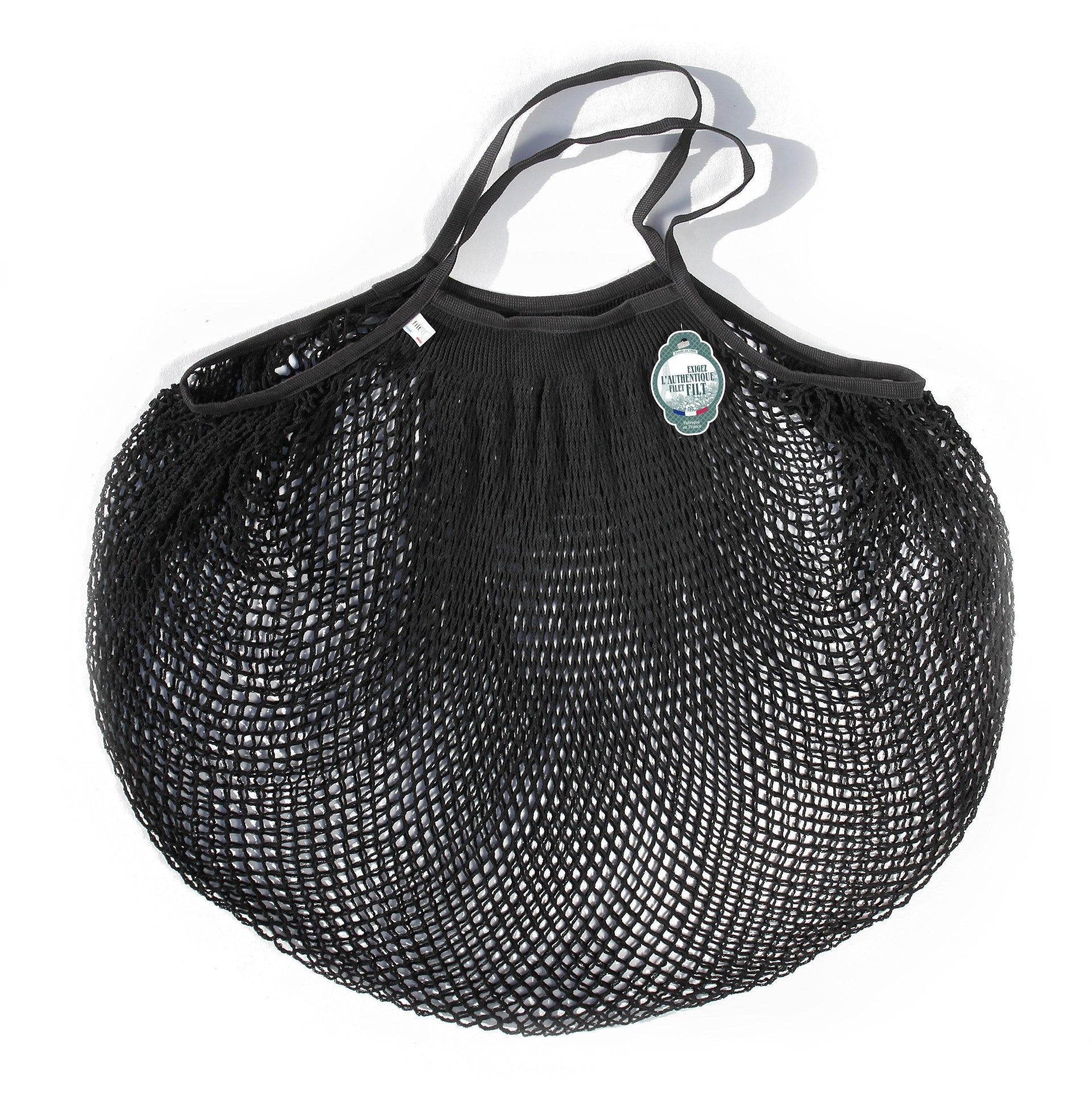 Filt Black Cotton Shopper Large-230NOIR