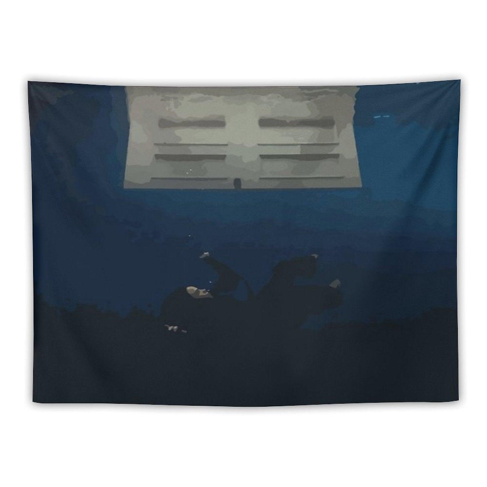 Hit Me Hard And Soft Cover Art Tapestry
