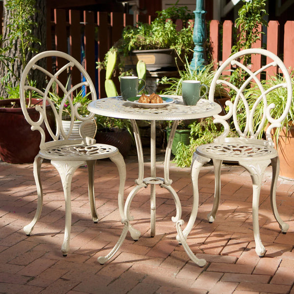 Outdoor 3-Piece Aluminum Bistro Set - NH261232 - Gifts for You 'n Me