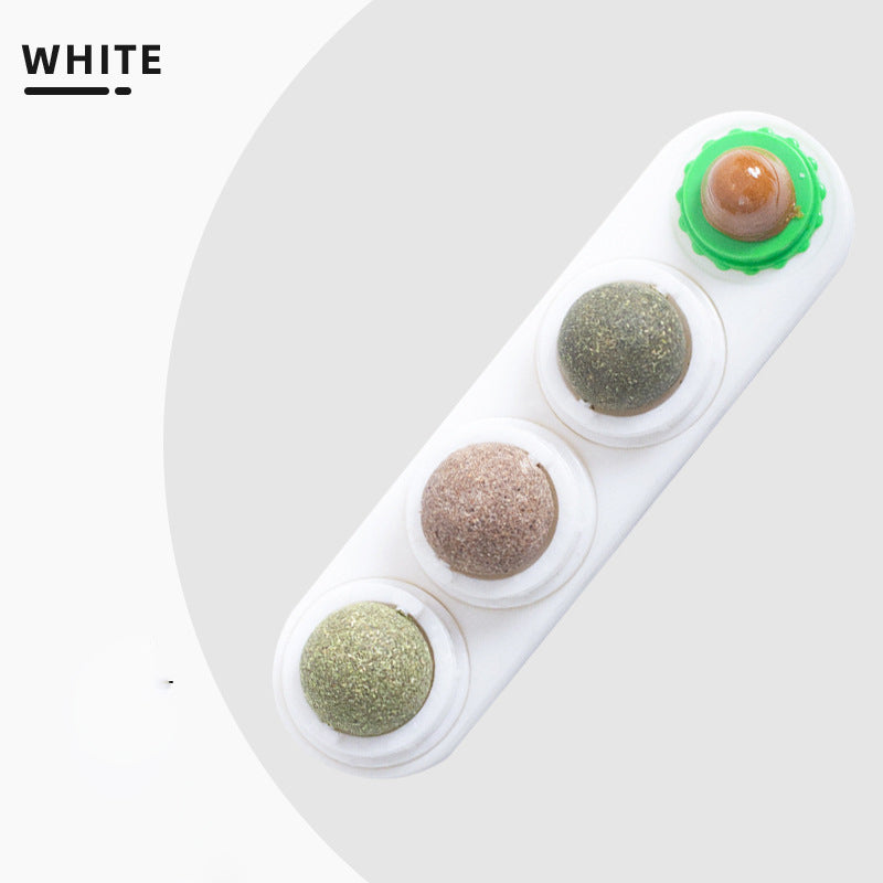 Cat mint ball spinning ball toy cat snacks lollipops self fun toys lots of fun