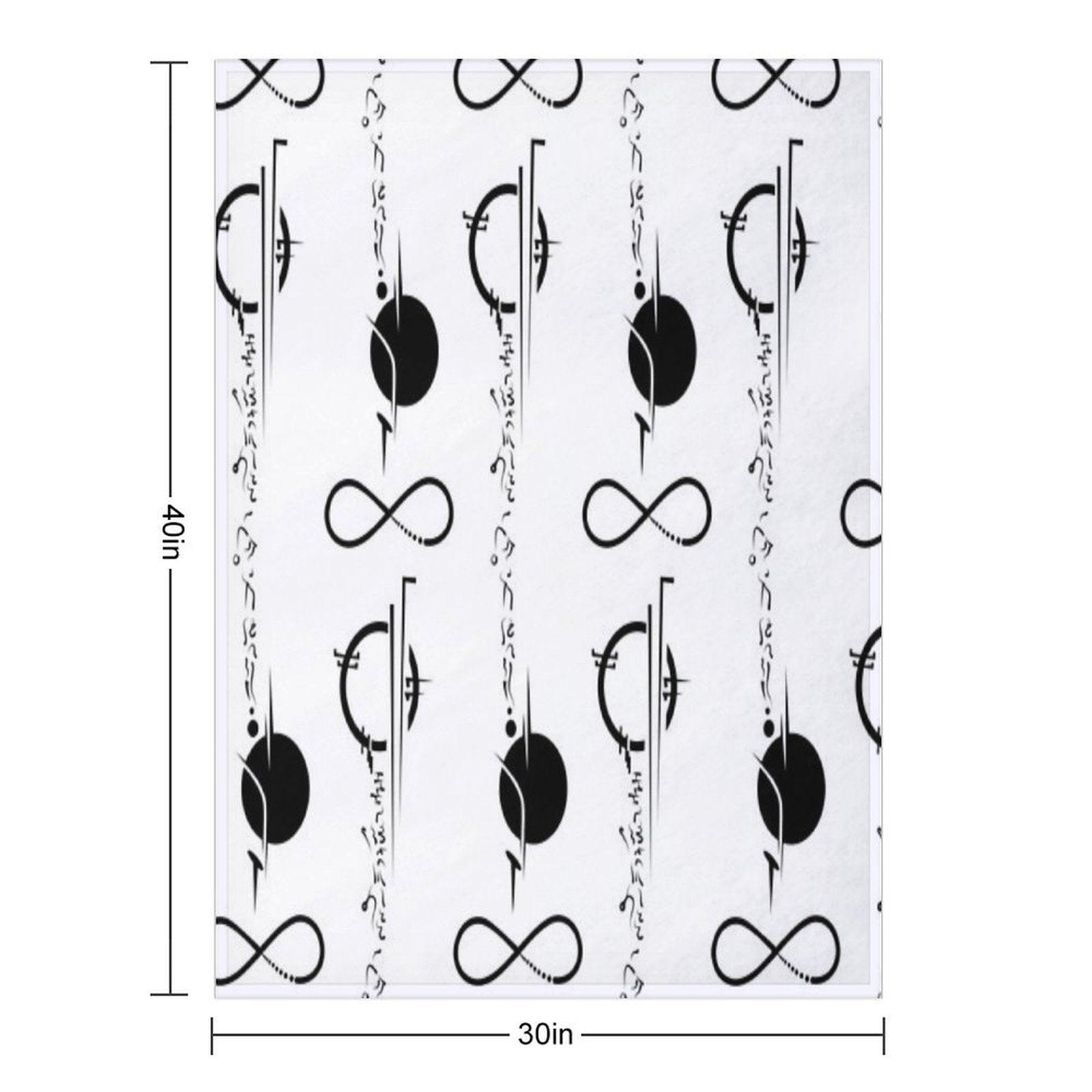 Commander Tattoo Throw Blanket