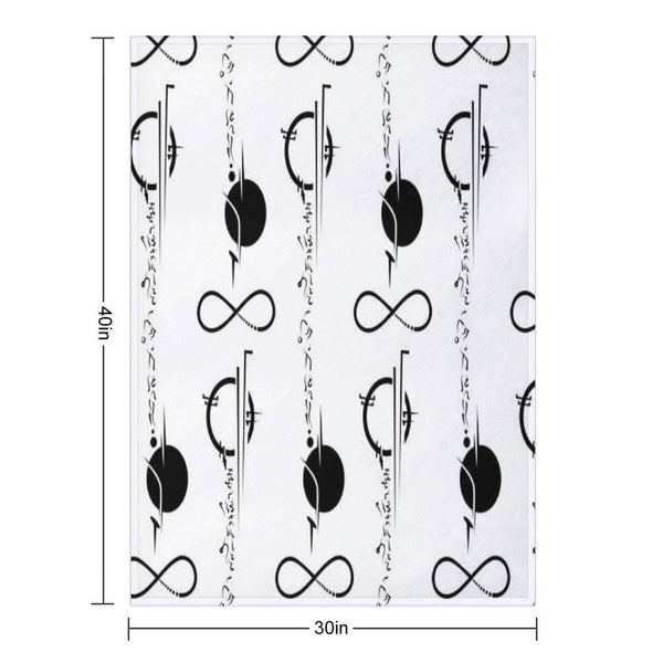 Commander Tattoo Throw Blanket
