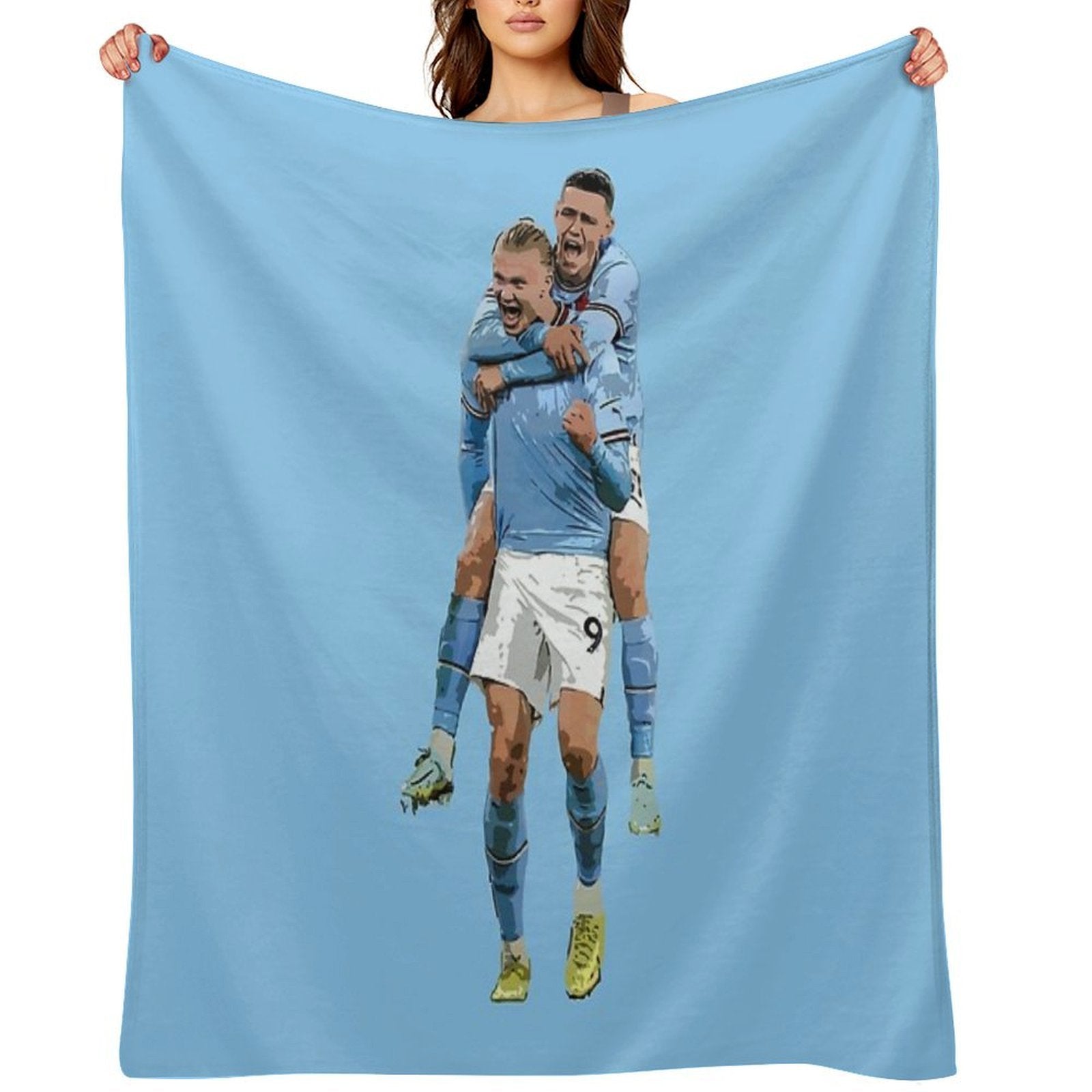 Halaand + Foden Quick-dry Throw Blanket