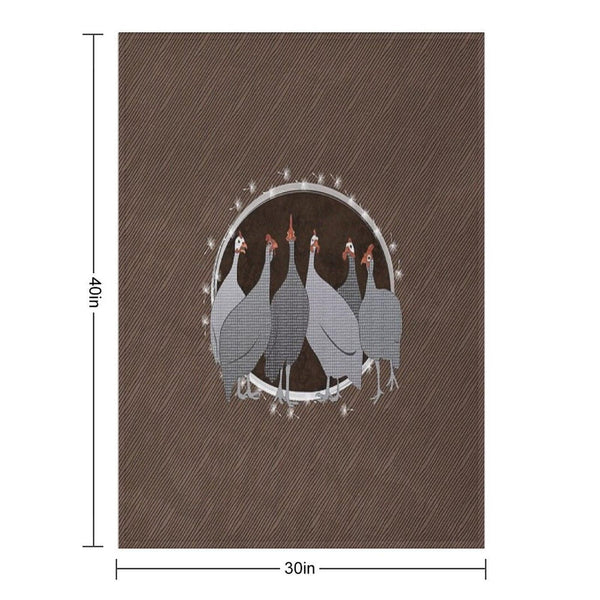 Helmeted Guineafowl Throw Blanket
