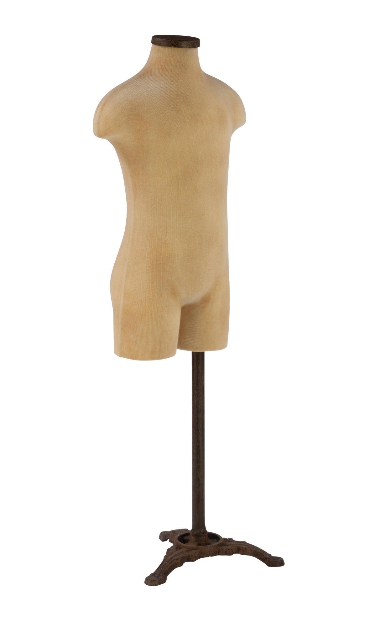 ANTIQUED CHILD BODY FORM - FLOOR STANDING