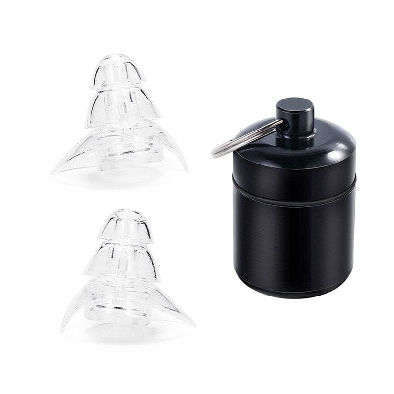 Noise Reduction And Sound Isolation Earplugs Concert High Fidelity Filter Earplugs Wholesale Blue Filter Earplugs Double Tail