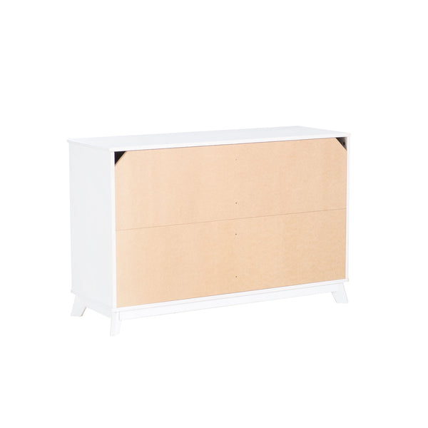 PORTIX WHITE 6 DRAWER DRESSER