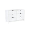 PORTIX WHITE 6 DRAWER DRESSER