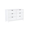 PORTIX WHITE 6 DRAWER DRESSER