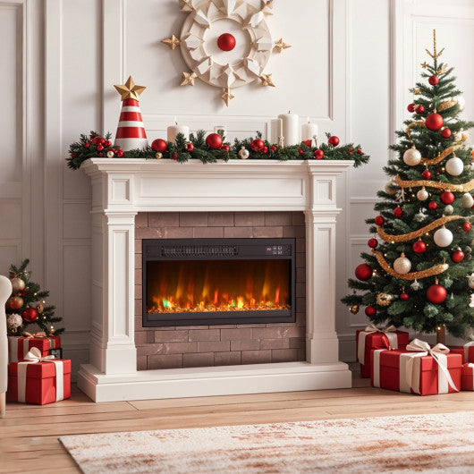 18/23/26 Inch 1500W Electric Fireplace Insert with Remote Control-23 inches