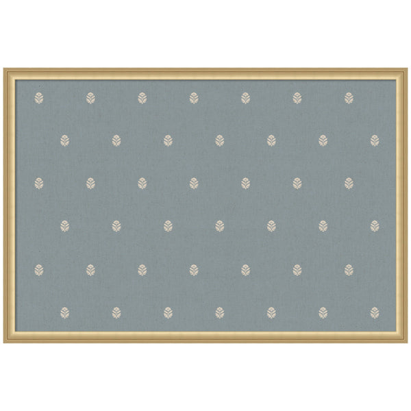 Pinboard Blue Botanical Block Print