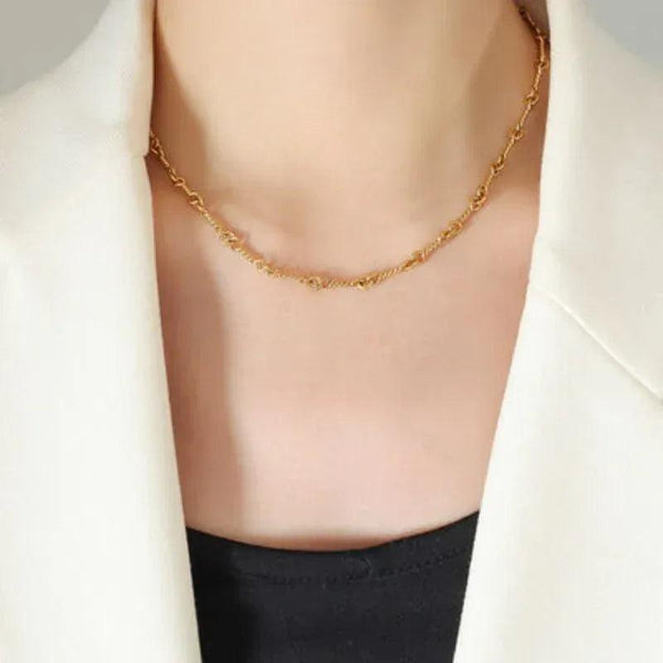Gold Rope Link Chain Necklace - Gifts for You 'n Me
