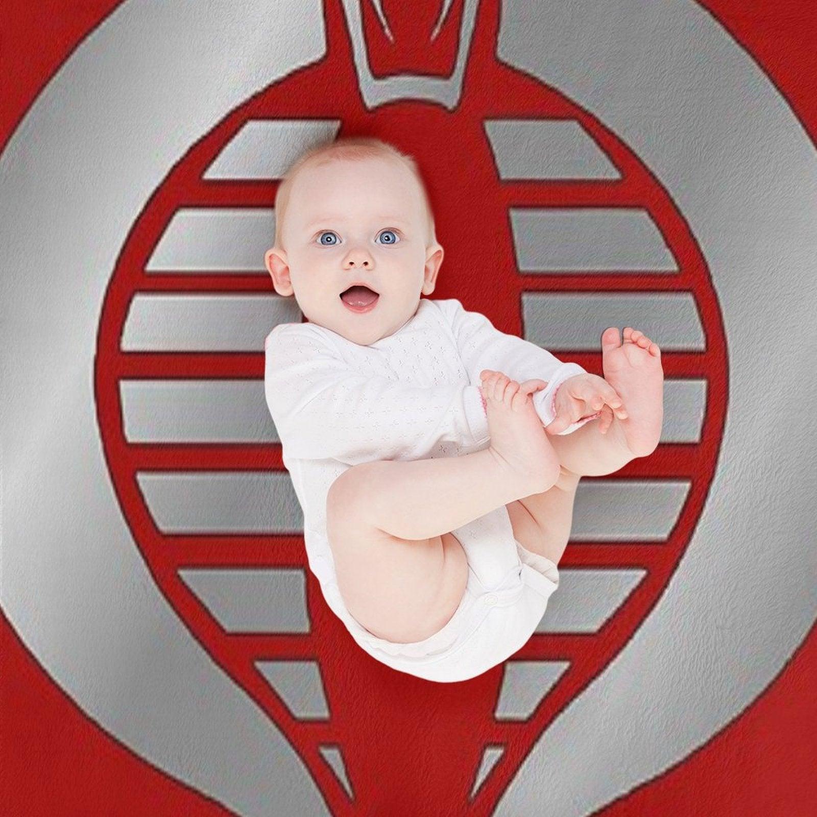 Cobra Crimson Guard Logo Throw Blanket