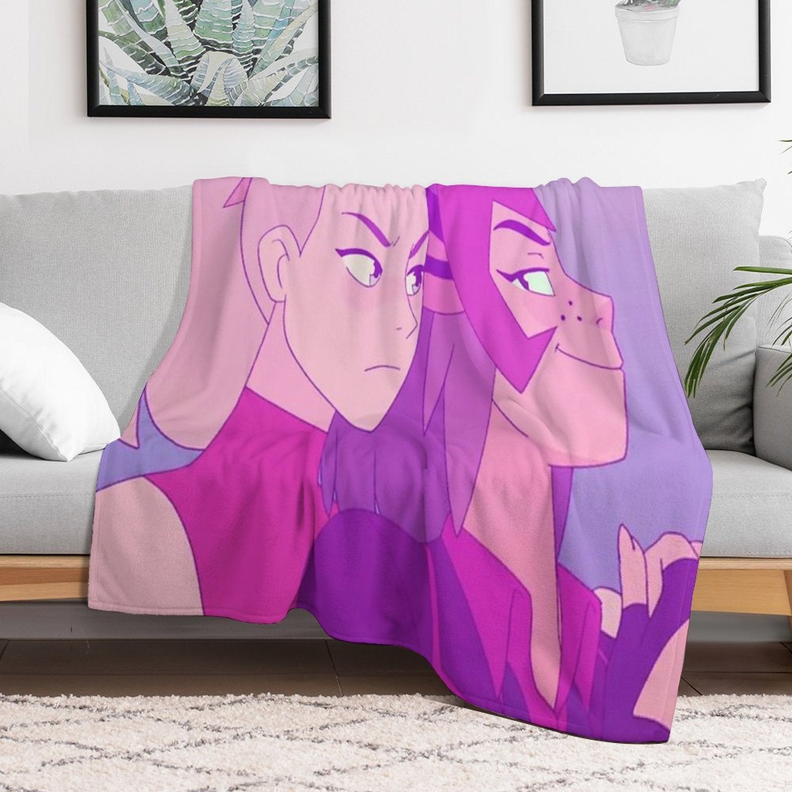 Catradora Prom No. 1 Anti-pilling Throw Blanket