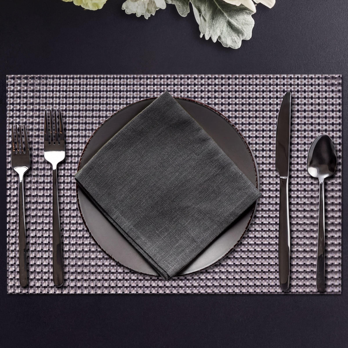 PVC Placemats – Non Slip, Heat Resistant Dining Table Mats for Indoor Outdoor Use