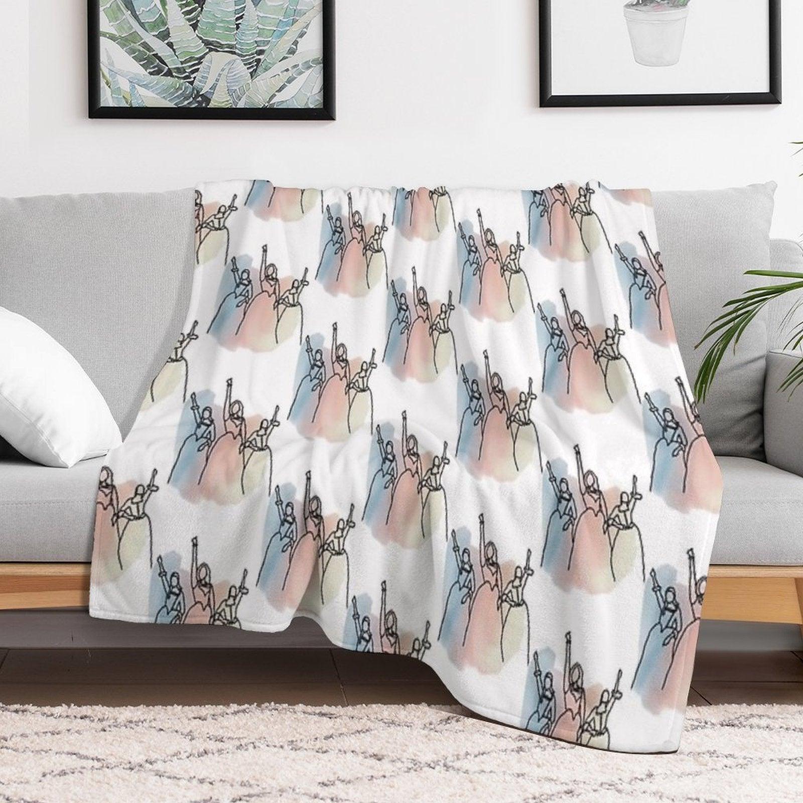 Schuyler Sisters Design Throw Blanket