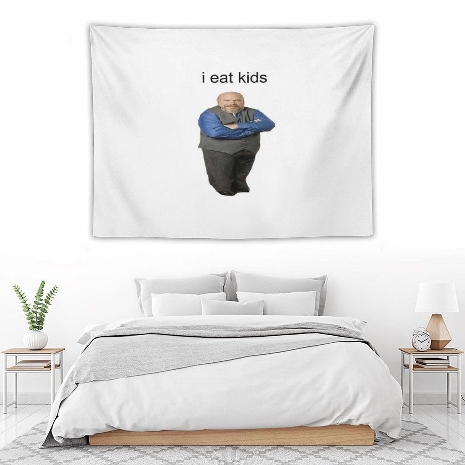 Bertram Eats Kids Tapestry