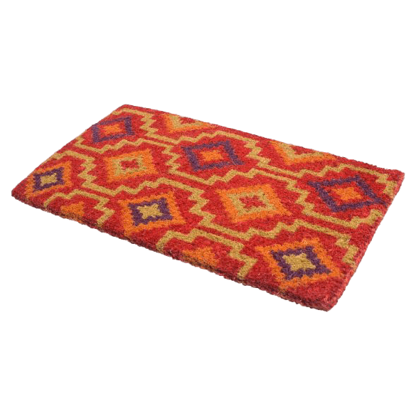 Lhasa Kilim - Red Coir Doormat