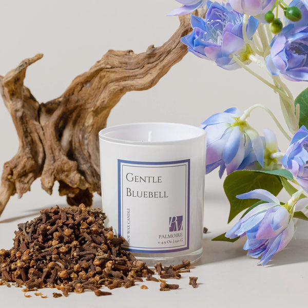 Gentle Bluebell Soy Wax Candle - Gifts for You 'n Me