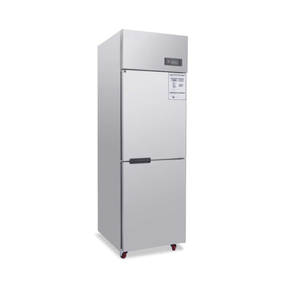 24-Inch Commercial 15 Cu.Ft Stainless Steel Reach-In Refrigerator With Two Split Doors (SAK67230)