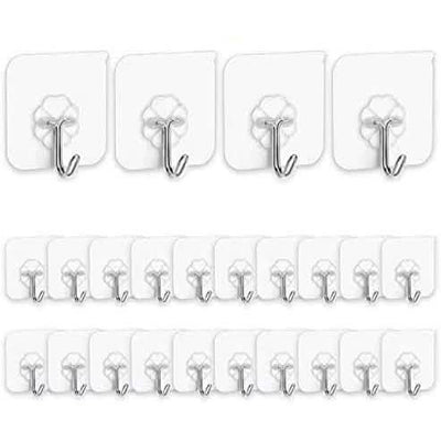 24-Pack: Adhesive Hooks Kitchen Wall Hooks