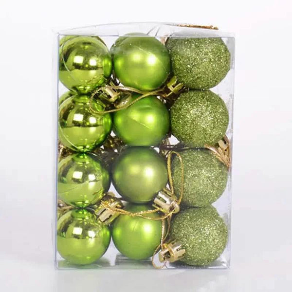 24-Pieces: Sparkling Christmas Balls